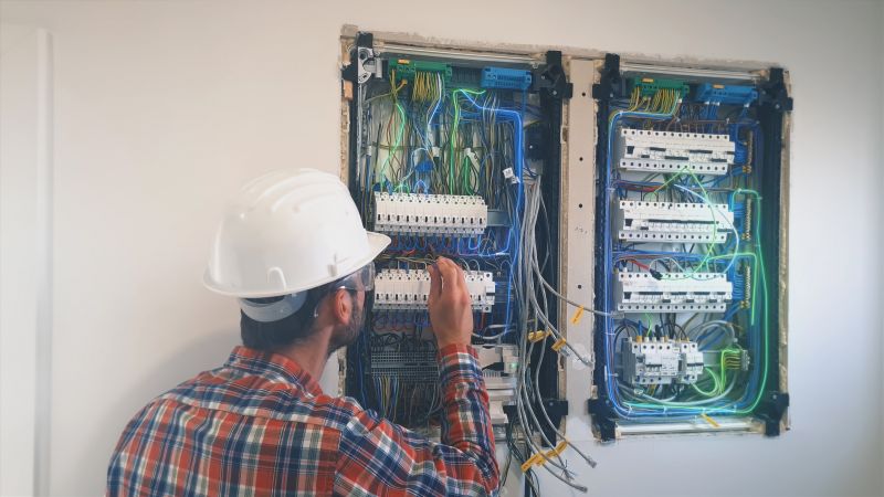 Electrician Repairing Wiring